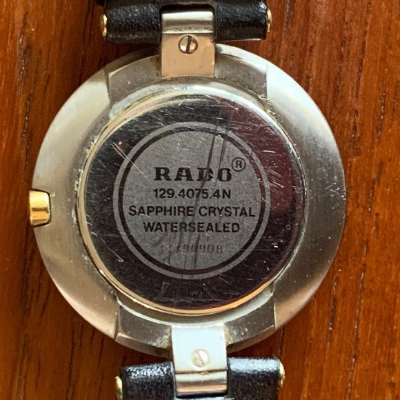 Rado 90s Numberless Pure Sapphire Face Watch (unisex) - Picture 2 of 7